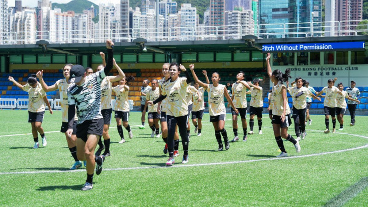 The Indonesian Women's National Team Defeated By Hong Kong In The Trial Match