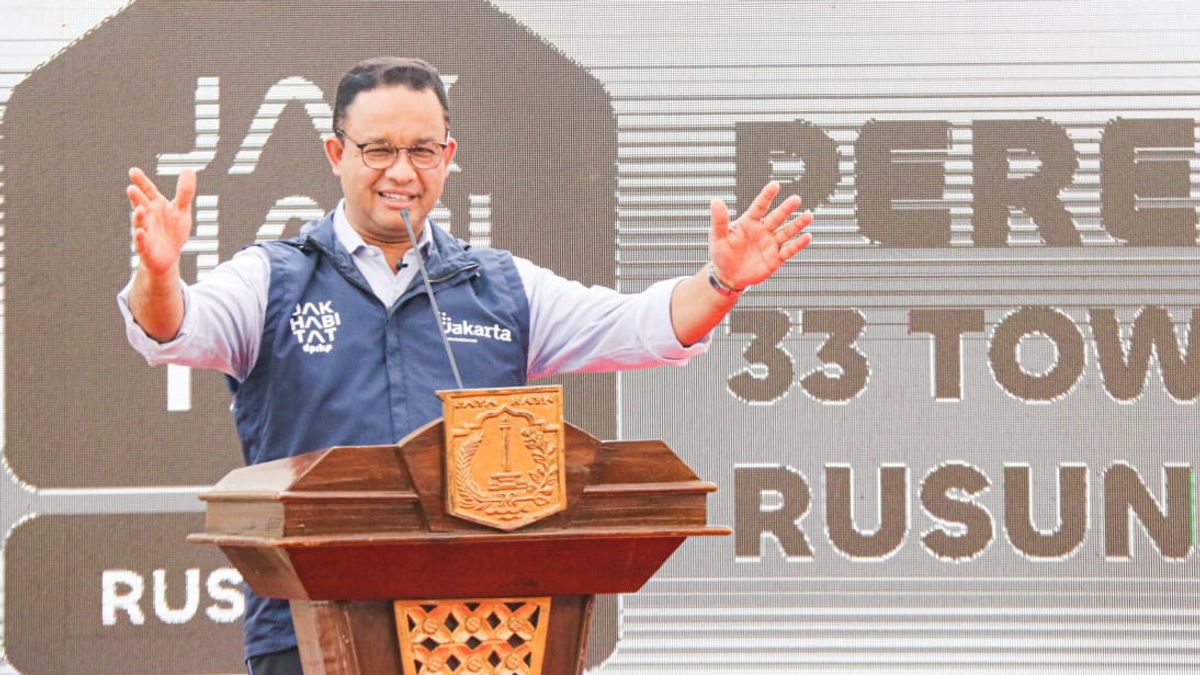 Langsung Resmikan 12 Rusunawa, Anies Banggakan Janji Politiknya: Rekor Kerja yang Luar Biasa