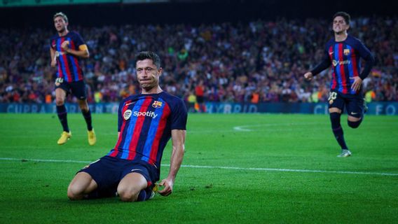 Cetak <i>Brace</i> Untuk Kemenangan Barcelona, Lewandowski Torehkan Gol Ke-600