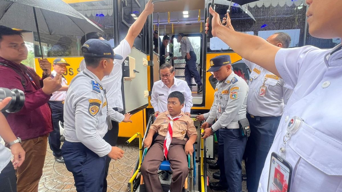  Pramono Luncurkan Angkutan Sekolah Ramah Disabilitas 2026, Tambah 32 Bus dan Lima Rute Baru