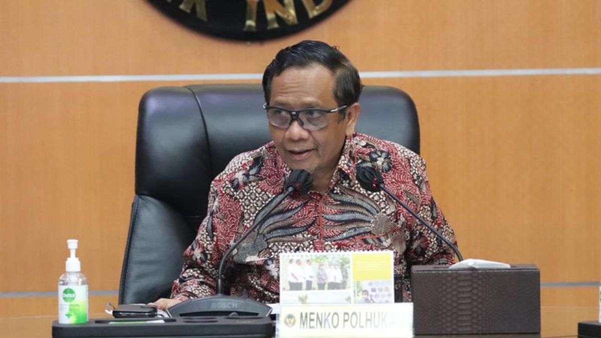 Isyaratkan Pemerintah Mendukung Pemilu Sesuai Jadwal, Mahfud MD: Presiden Jokowi Lantik KPU dan Bawaslu 2022-2027 pada 12 April