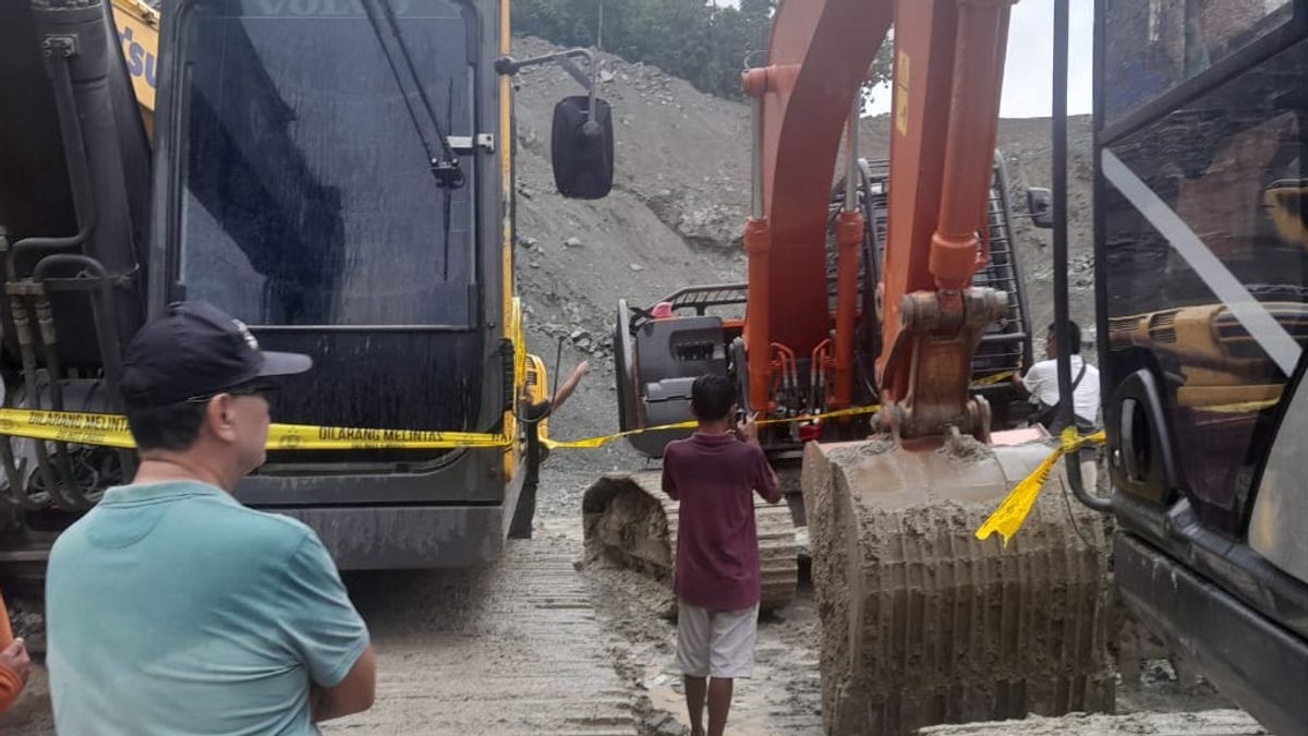 Kotamobagu Police Arrest Illegal Mining Perpetrators, 6 Heavy Equipment Confiscated