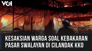 Video: Kesaksian Warga soal Kebakaran Pasar Swalayan di Cilandak KKO