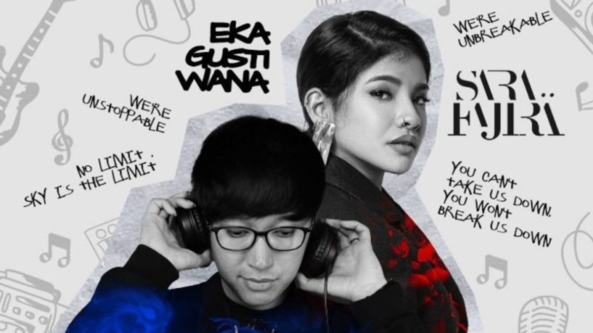 Eka Gustiwana And Sara Fajira Sing Push It Down For Legends ESports In Indonesia