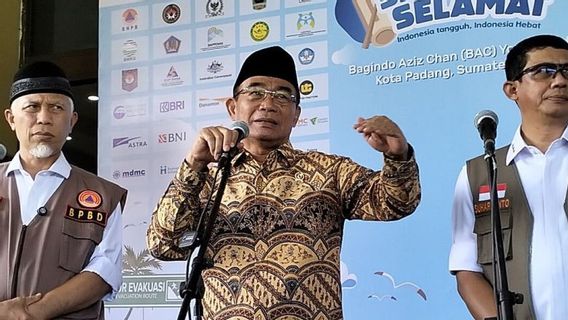 مكة المكرمة - سيتم بناء خزنة إضافية لإجلاء تسونامي في غرب سومطرة ، BNPB تنسيق الحكومة المحلية