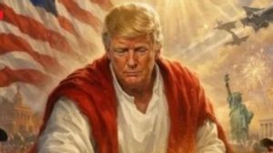 Donald Trump Hapus Gambar AI Mirip Yesus setelah Pendukungnya Ikut Marah
