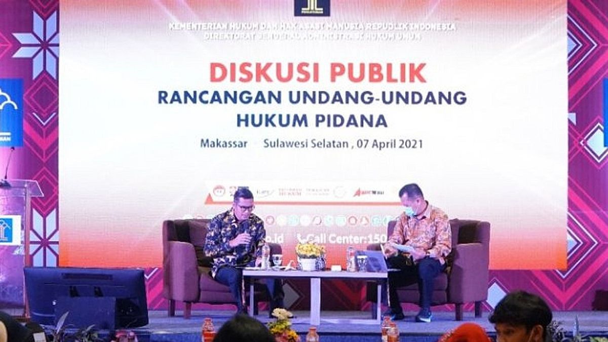 Jokowi要求将RKUHP社会化，Kemenkumham：目的是征求公众意见