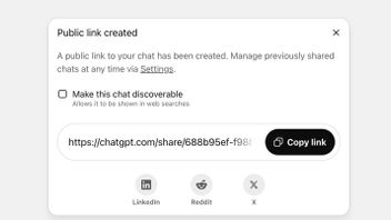OpenAIは、ユーザーがGoogleと会話を共有できるChatGPT機能を削除します