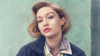 Potret Cantik Gigi Hadid Bergaya Retro dalam Kampanye Artistik Miu Miu
