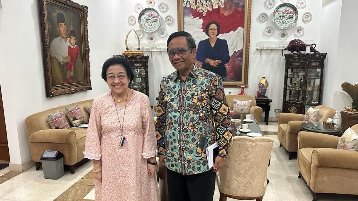 Mahfud MD Temui Megawati Jelang Pengumuman Cawapres Ganjar