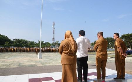 Kantor Dibakar Massa, Bupati Pohuwato Gorontalo Berkantor Sementara di Bekas Rumah Jabatan