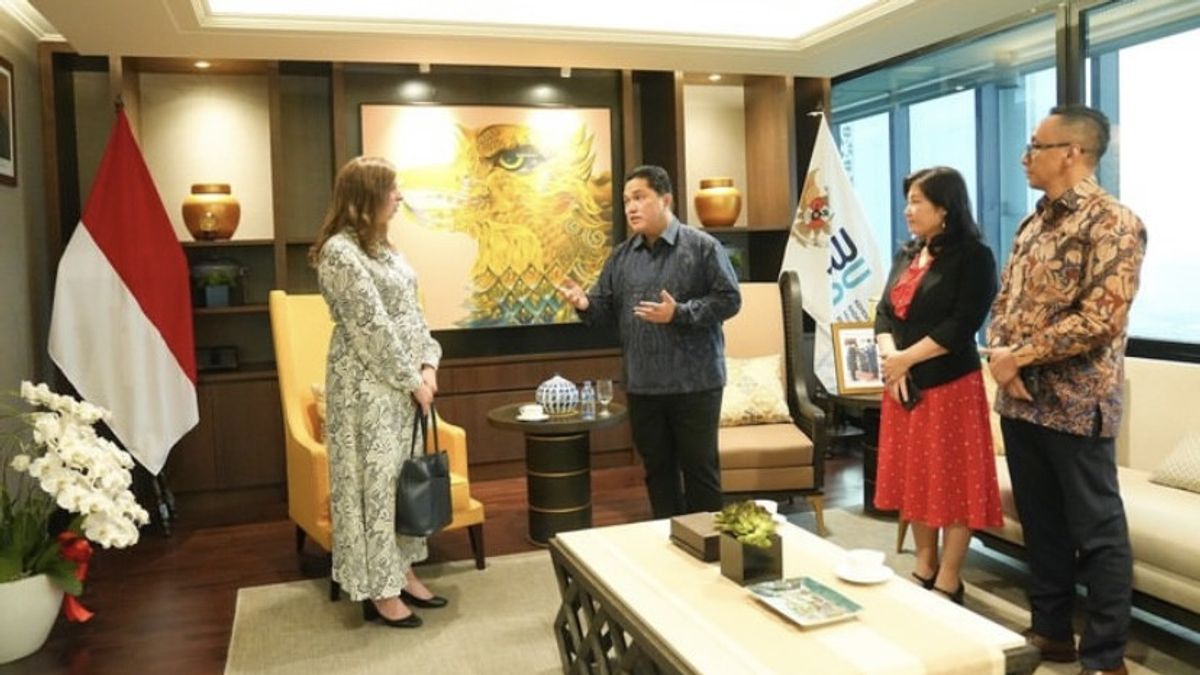 Vale Base Metals Boss Visits Erick Thohir, Discusses Nickel Industry Development