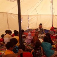 Trauma Healing Anak-anak Korban Gempa di Pasaman Barat, Baca Al-Qur'an, Surat Pendek dan Alfatihah