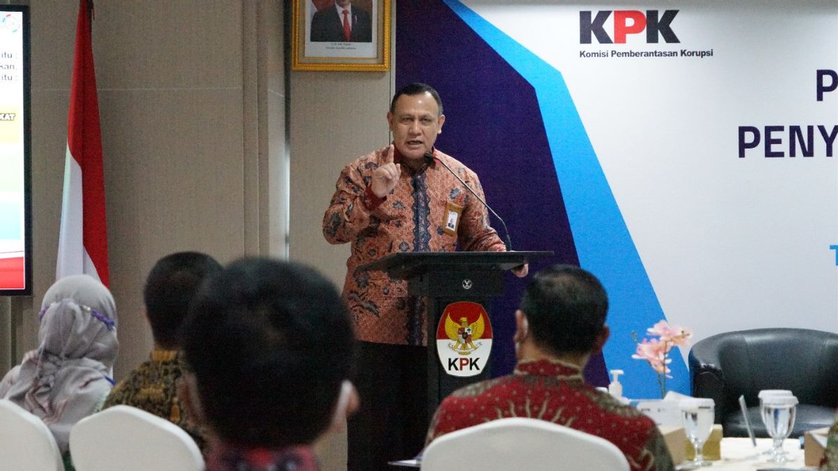 Says KPK Has Imprisoned 32 Ministers Since 2004, Firli Bahuri: Corruption Occurs Due To Weak System