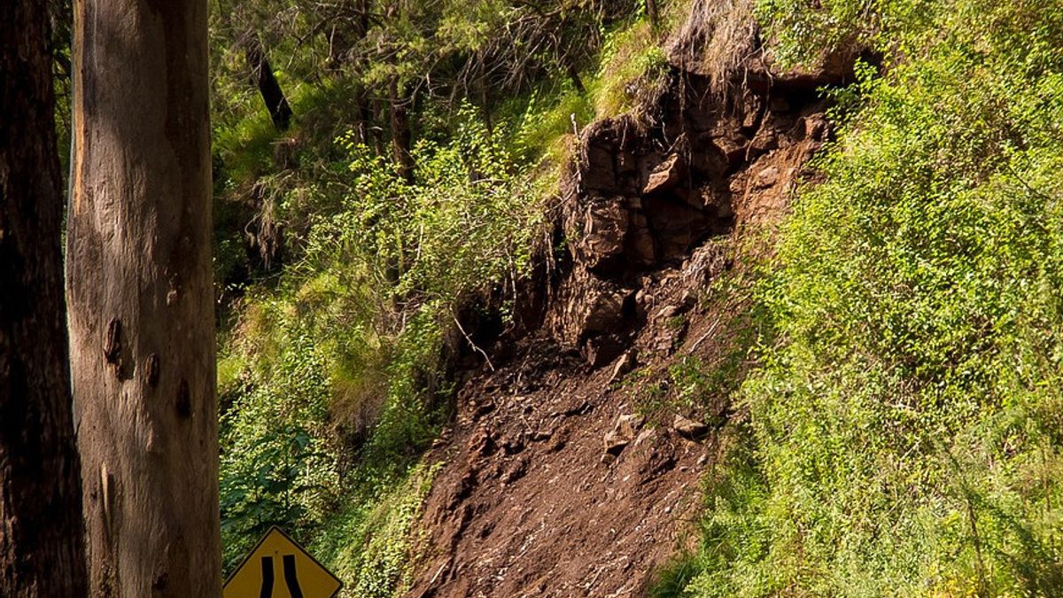 La route jusqu’à Sembalun East Lombok ferme Longsor, police : Pas de décès