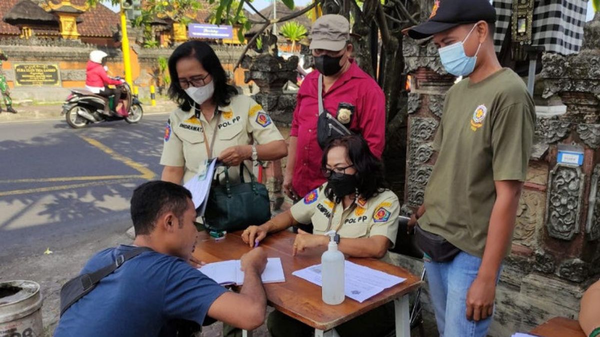 20 Pelanggar Prokes di Denpasar Terjaring Operasi Yustisi, 5 Orang Didenda karena Tak Pakai Masker