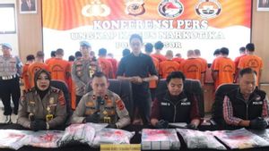 21 Pengedar Narkotika di Bogor Ditangkap dalam 2 Minggu, Modusnya Sistem Tempel dan COD