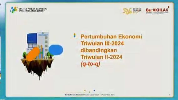 L’économie de Java occidental du troisième trimestre-2024 connaît une croissance de 4,91%, le chômage est en baisse de 0,65%