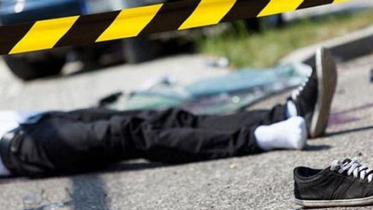 Après une action, une personne décédée par un camion a été heurtée à Bogor