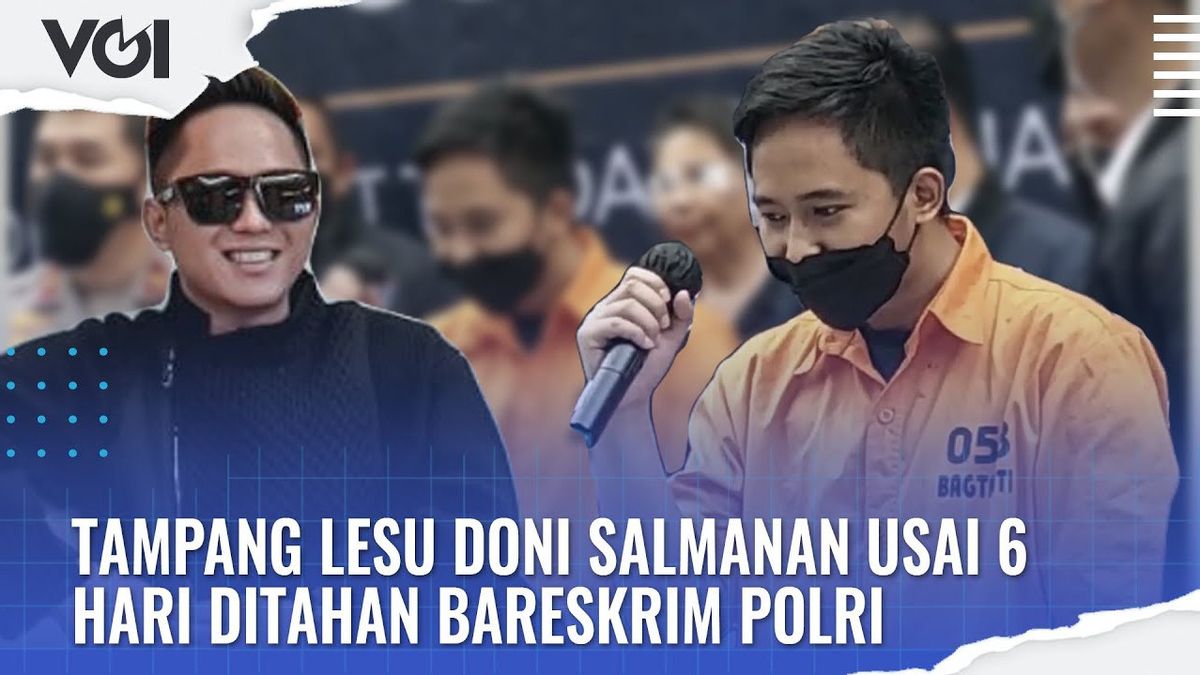 VIDEO: Pakai Baju Tahanan, Ini Penampilan Doni Salmanan Saat Ditampilkan Penyidik