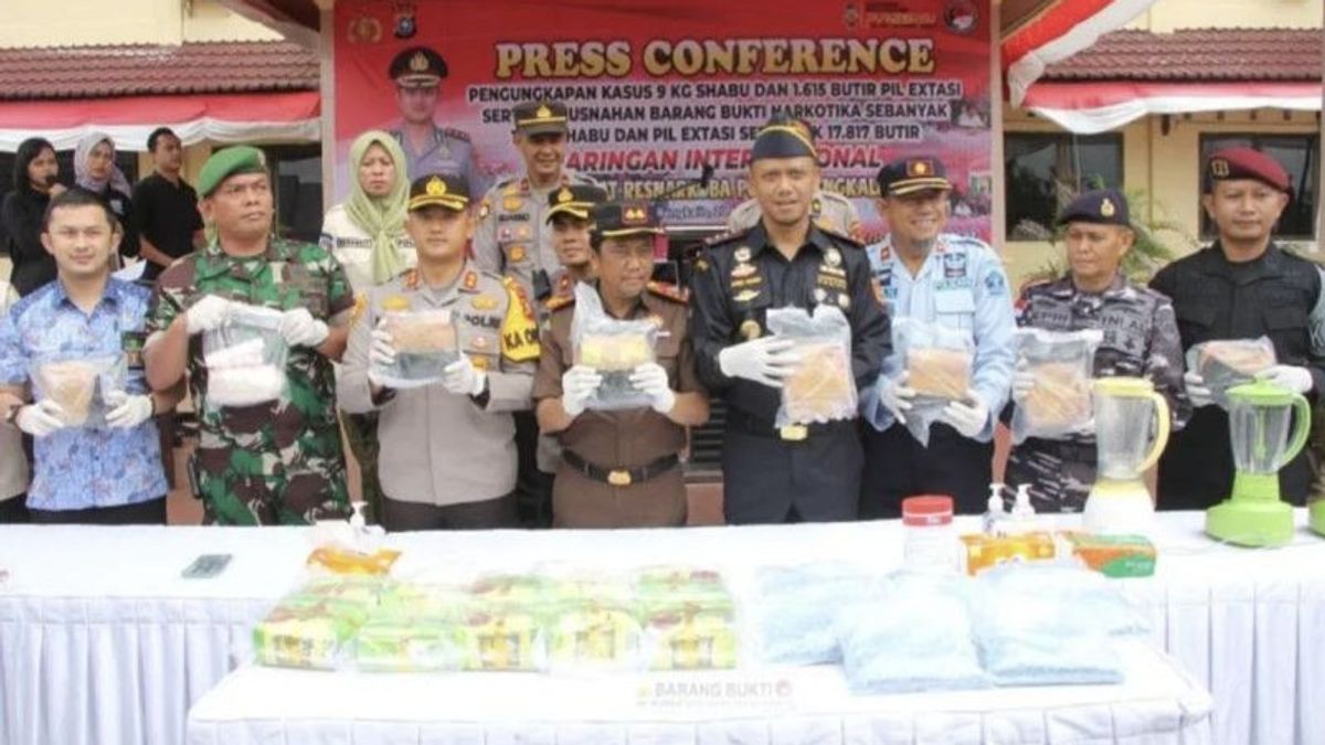 Polres Bengkalis Buru Dalang Pengedar 9,3 Kilogram Sabu-sabu, Diduga Kuat Sindikat Internasional