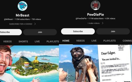 Mahkota PewDiePie dengan Subscriber YouTube Terbanyak Berhasil Diambil MrBeast