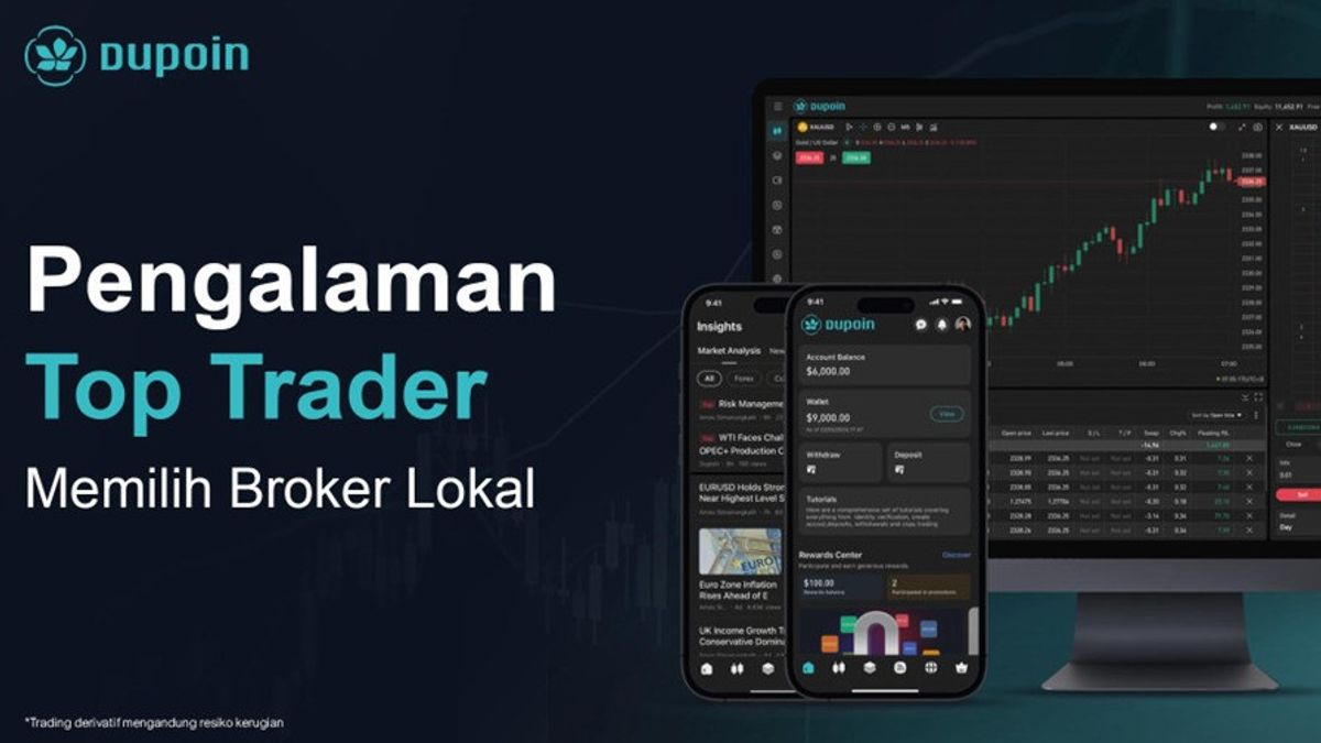 Top Trader Dupoin: Trading di Broker Lokal, Aman Tak Kalah dari Broker Luar