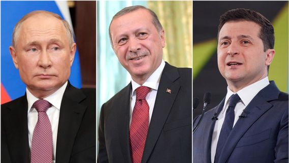Le Président Erdogan Prêt à Faciliter La Rencontre Du Président Poutine Avec Le Président Zelenzksy, Kremlin: Nous Accueillons