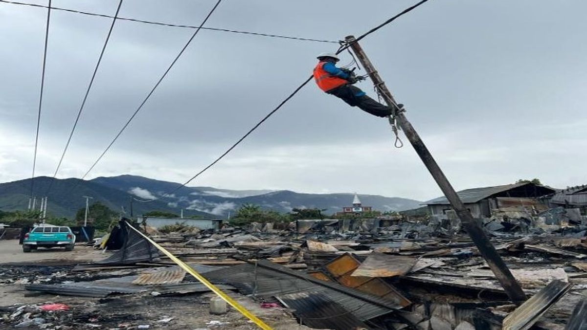 PLN The Electricity System In Dogiyai Papua Is Recovered After Riots