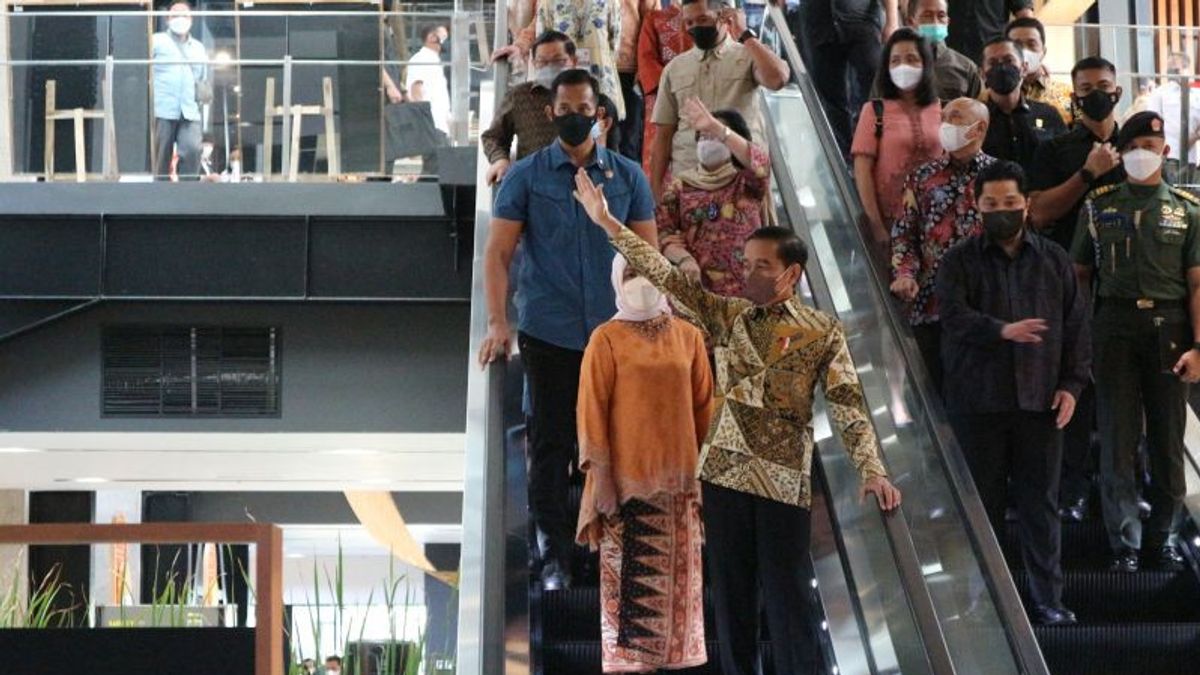 President Jokowi Recalls The “Up And Down” Moment Of The Sarinah Escalator In The '70s