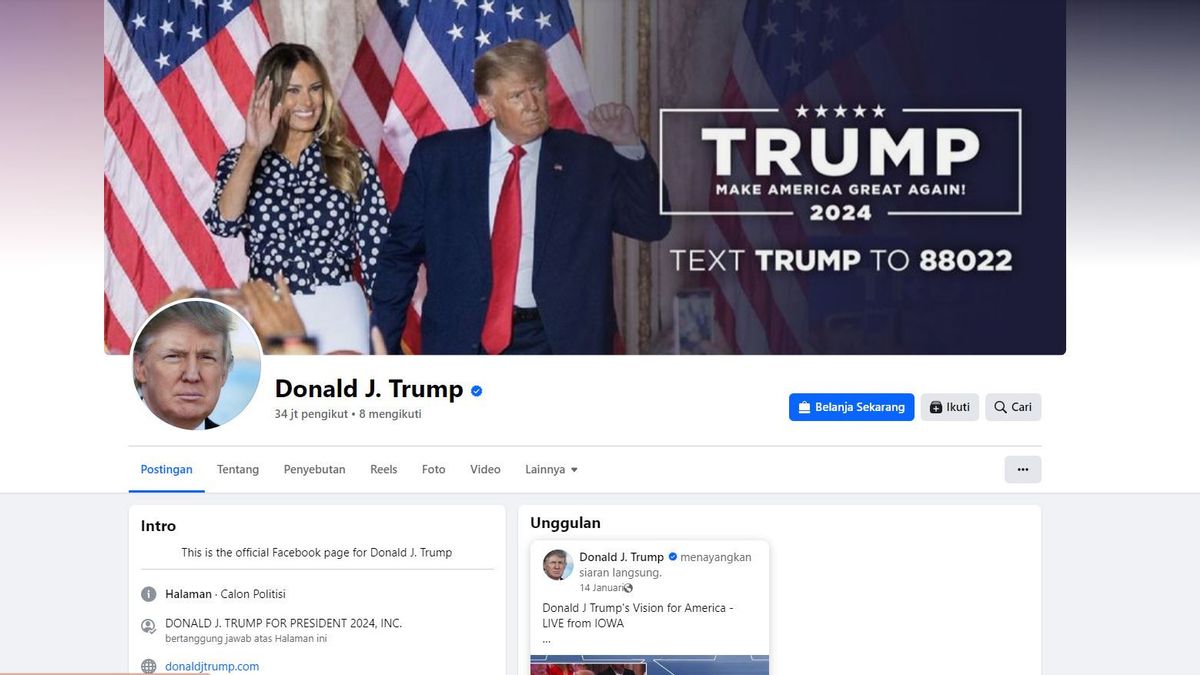 خففت Meta من بعض القيود المفروضة على حسابات Donald Trump على Facebook و Instagram