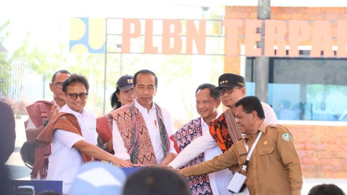 Dampingi Presiden Resmikan 7 PLBN Serentak, Mendagri Sebut Jokowi Serius Bangun Indonesia dari Pinggiran