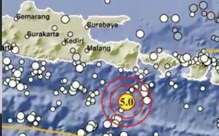 Gempa Jembrana Bali, Magnitudo 5,0