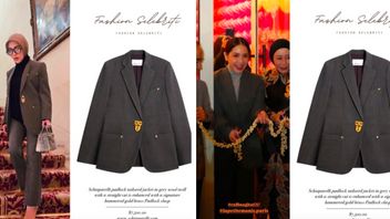 Nagita Slavina and Syahrini's Style Clash in Paris, Compact Wear Blazer Rp125 Million