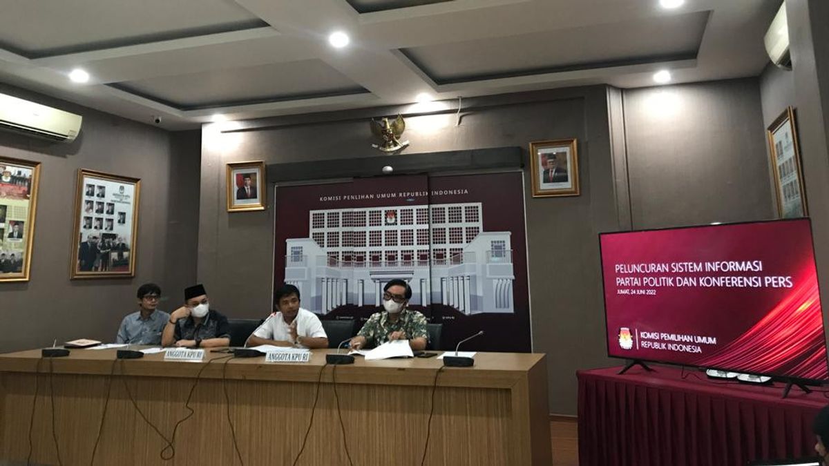 KPU Buka Akses Sipol Pemilu 2024 untuk Partai Politik Mulai Hari Ini