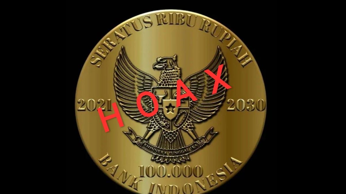 印度尼西亚银行否认发行IDR 100.000硬币版：那是恶作剧！