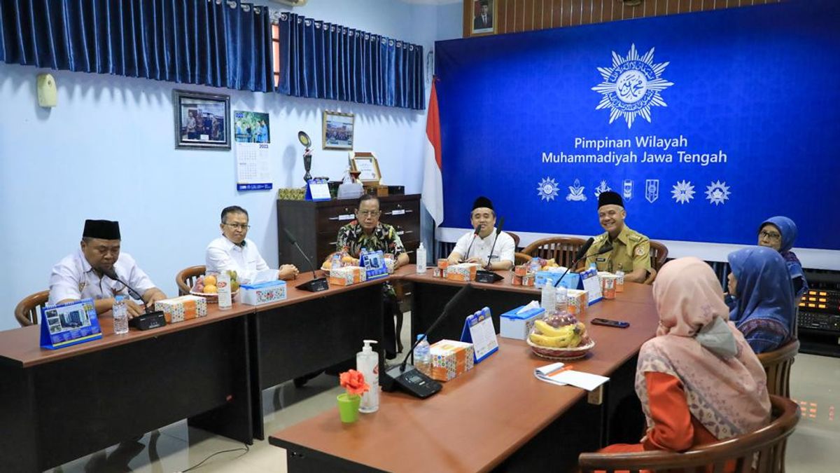 Muhammadiyah Sebut Ganjar:州长最多来访我们的活动