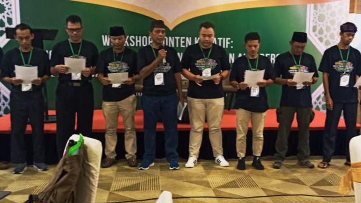 MUI Kalimantan Youth Cadres Declaration Ready To Become Digital Mujahid