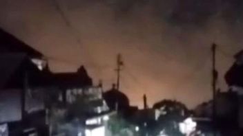 Un bruit mystérieux a secoué Cipanas Cianjur, un expert de l'IPB a révélé un météore présumé