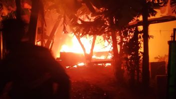 Ex Brimob Dormitory In Cilincing Burns, Two Houses Devoured By Jago Merah
