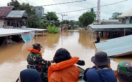 Banjir 3 Meter di Kabupaten Banjar Kalsel Rendam 2.008 Rumah