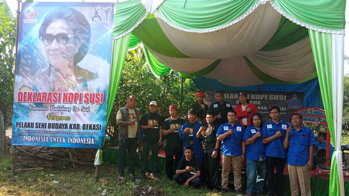 From Bekasi, #KopiSusu Volunteers Appear To Support Susi Pudjiastuti Nyapres