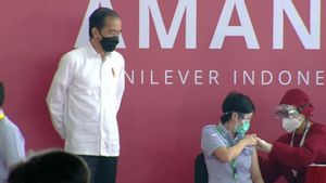 Vaksin Gotong Royong, Presiden Jokowi Pantau Vaksinasi Pekerja di Kabupaten Bekasi