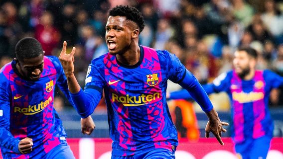 Barcelona Menang Susah Payah Atas Dynamo Kiev, Ansu Fati Jadi Pahlawan