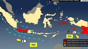 BMKG surveille les bibit de cyclones, les conditions météorologiques extrêmes potentiellement touchant Yogyakarta