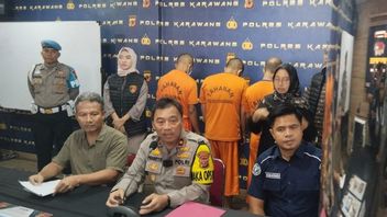 3 suspects d’un déploiement de gaz de melon de 3 kg arrêtés à Karawang, chaque semaine en devenant 114 tubes