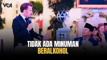 Istana Bantah Ada Minuman Beralkohol dalam Jamuan Makan Malam Presiden Macron