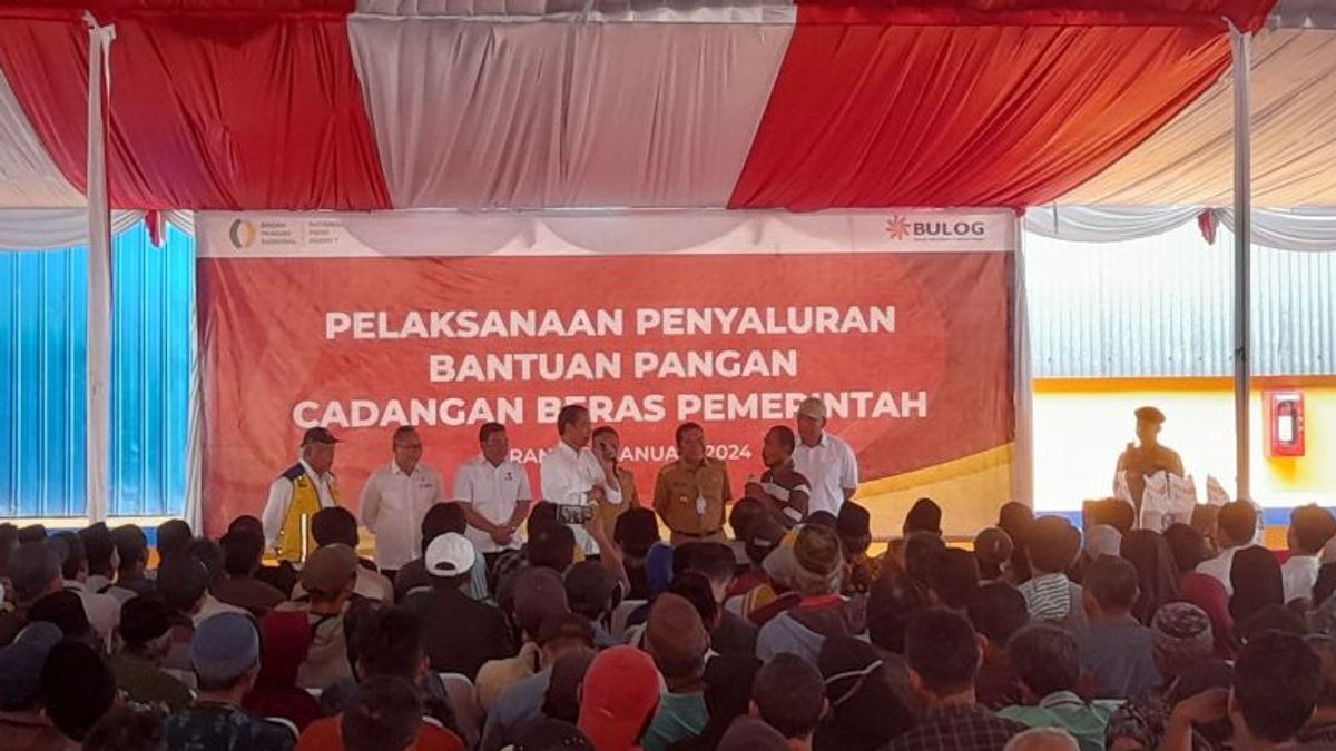 Jokowi Strives For Government Food Assistance To Continue Until June 2024