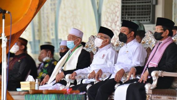 副总统Ma'ruf Amin在盛港开设Muktamar XV Pondok Pesantren As'adiyah。