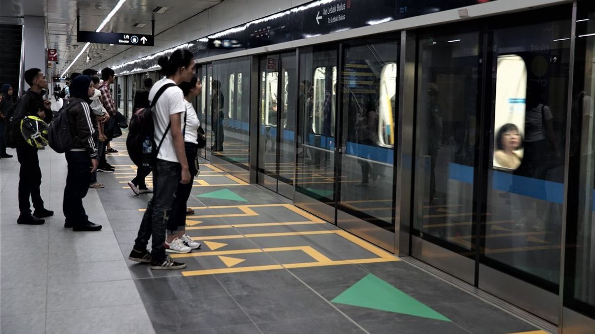 MRT Lebaran Holiday Records Passenger Increase Of Up To 60,967 People